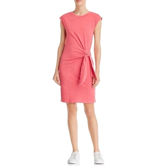 Sundry - Side Tie Jersey Dress Sundress Casual Mini Knee Length Sz 2/M - Picture 1 of 10